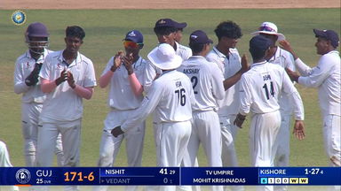 Cooch Behar Trophy 2025 Final, Gujarat vs Tamil Nadu, Day 4: Match Highlights