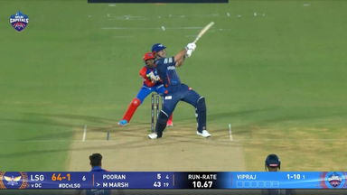 IPL 2025 M04: DC vs LSG - Mitchell Marsh Six