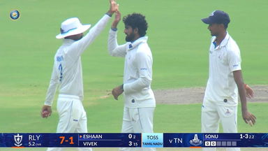 Ranji Trophy 2026-27, TNCA vs RSPB: Sonu Yadav's impactful spell of 3/46