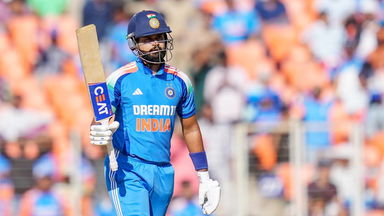 Shreyas Iyer's fluent 78(64) in Ahmedabad