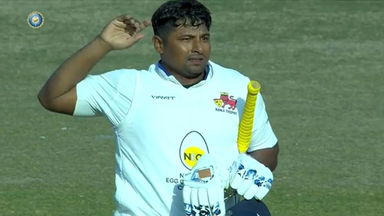 Ranji Trophy  2022/23: Splendid Sarfaraz Khan scores yet another ton