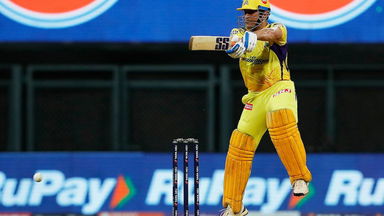 Amidst collapse, Captain MS Dhoni hits belligerent 36* (33)