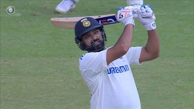 How's that for a start! Captain Rohit Sharma smashes 6,6 straightaway