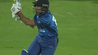 3RD T20I: IND vs SL –  Milinda Siriwardana Wicket