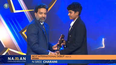 BCCI Naman Awards: Best International Debut (Women) 2024-25