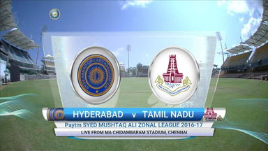 T20 Zonal League, 2016-17 : Hyderabad vs Tamil Nadu – Highlights
