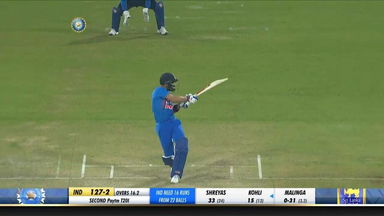 IND vs SL 2020, 2nd T20I: Virat Kohli Six
