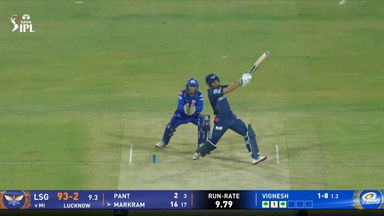 IPL 2025 M16: LSG vs MI - Aiden Markram Six