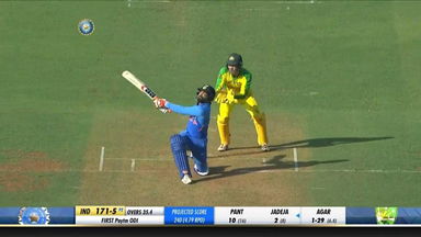 IND vs AUS 2020, 1st ODI: Ravindra Jadeja Six