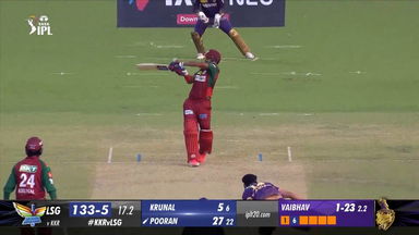 M28: KKR vs LSG – Nicholas Pooran Six