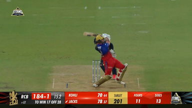 M45: GT vs RCB – Will Jacks Six