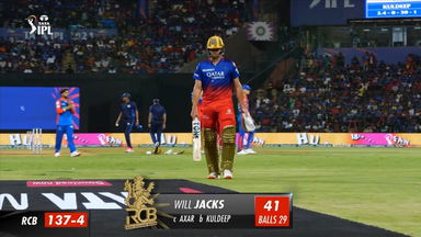 M62: RCB vs DC – Will Jacks Wicket