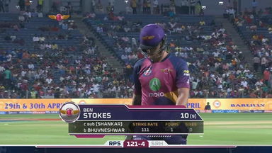M24: RPS vs SRH  – Ben Stokes Wicket