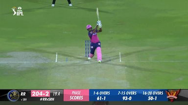 M52: RR vs SRH – Sanju Samson Six