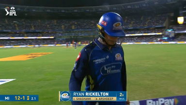 IPL 2026 M24: MI vs PBKS - Ryan Rickelton Wicket