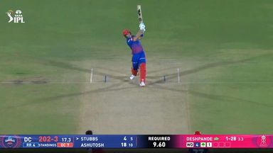 IPL 2026 M43: RR vs DC - Tristan Stubbs Six