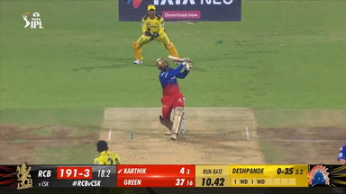 M68: RCB vs CSK – Dinesh Karthik Six
