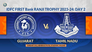 Ranji Trophy  2023/24, Gujarat vs Tamil Nadu Day 2: Match Highlights