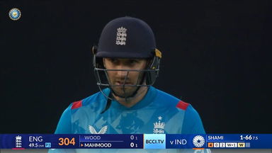 IND vs ENG 2025, 2nd ODI: Mark Wood Wicket