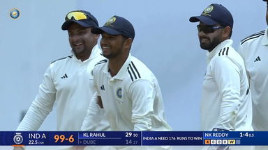DULEEP TROPHY 2024, India A vs India B: India A 2nd Innings Fall of Wickets
