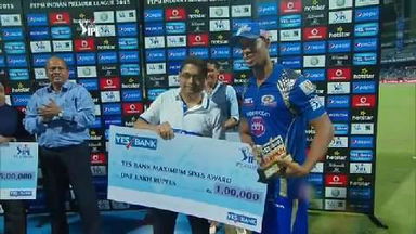M57: CSK vs MI – Yes Bank Maximum Sixes