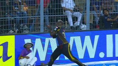 Andre Russell's cool as a cucumber catch