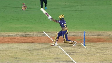 M05: KKR vs MI – Nitish Rana Six