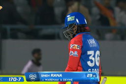 Wicket: Match 17, Gujarat Giants vs Delhi Capitals, WPL 2026: Sneh Rana Wicket