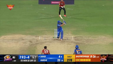 M08: SRH vs MI – Tim David Six