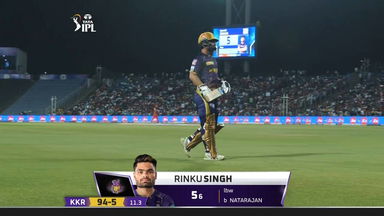 M61: KKR vs SRH – Rinku Singh Wicket