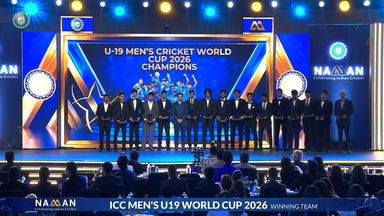 BCCI Naman Awards: Men's U19 World Cup Winning Team felicitated at the BCCI Naman Awards 2026