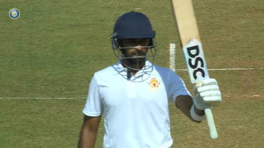Ranji Trophy 2023/24, Gujarat vs Karnataka: Ravikumar Samarth's composed 60(108)