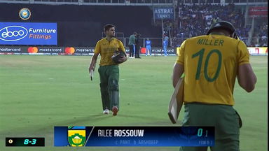 IND vs SA 2022, 1ST T20I: Rilee Rossouw  Wicket