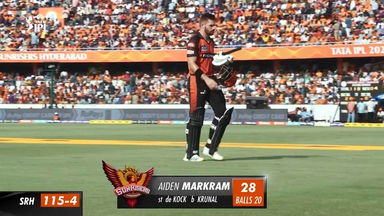 M58: SRH vs LSG –  Aiden Markram  Wicket