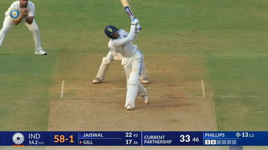 IND vs NZ 2024, 3rd Test: Shubman Gill Six