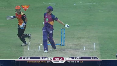 M44: SRH vs RPS – Ben Stokes Wicket