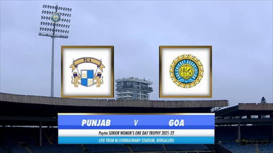 Womens Senior One Day Trophy 2021-22,Pre QF3 - Punjab vs Goa: Match Highlights