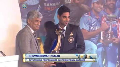BCCI Awards 2013-14: Bhuvneshwar Kumar, Polly Umrigar Award