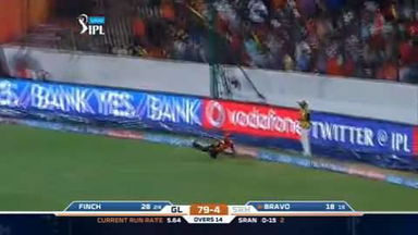 M34: SRH vs GL – Vijay Shankar takes a magnificent catch