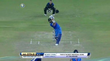 IND vs NZ 2016, 3rd ODI: Virat Kohli Six