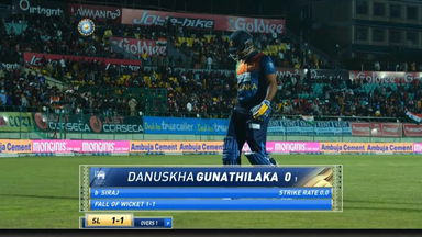 IND vs SL 2022, 3RD T20I: Danushka Gunathilaka Wicket