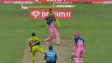 Archer shoots 4 sixes in one over