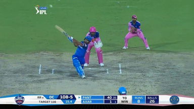 M53: DC vs RR – Rishabh Pant Six