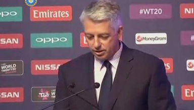 ICC World T20 Launch - David Richardson addresses the media