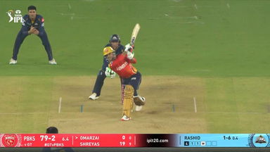 IPL 2025 M05: GT vs PBKS - Azmatullah Omarzai Six