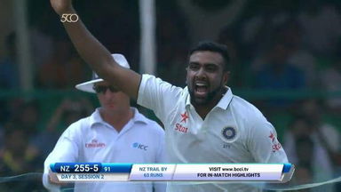 Ashwin picks 4/93 in 1st innings