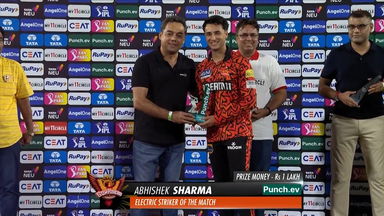 M69: SRH vs PBKS – Punch.ev Electric Striker of the Match – Abhishek Sharma