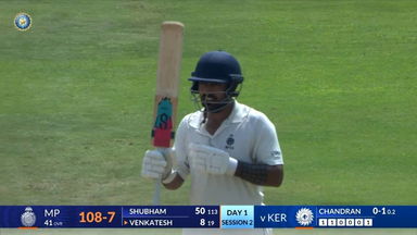 Ranji Trophy 2025, Kerala vs Madhya Pradesh: Captain Shubham Sharma's crucial knock of 54(134)