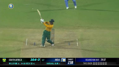 IND vs SA 2022, 2ND T20I: Quinton De Kock  Six