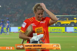 Wicket: Match 19, Gujarat Giants vs Mumbai Indians, WPL 2026: Sophie Devine Wicket